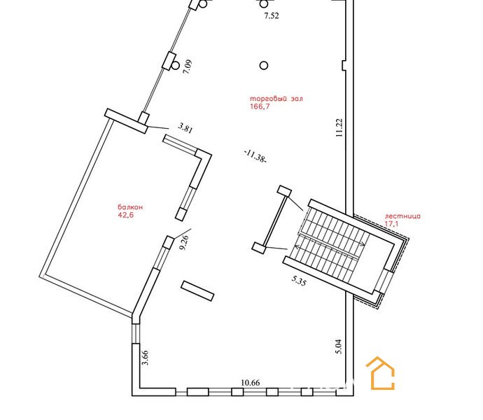 Сдается в аренду помещение 165 м²