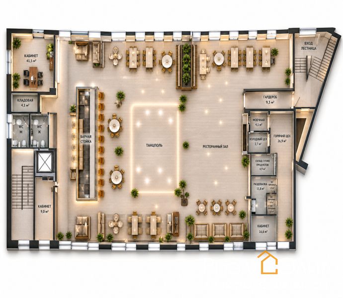 Продажа престижного коммерческого помещения, 1048,7 м². Центр Гродно.