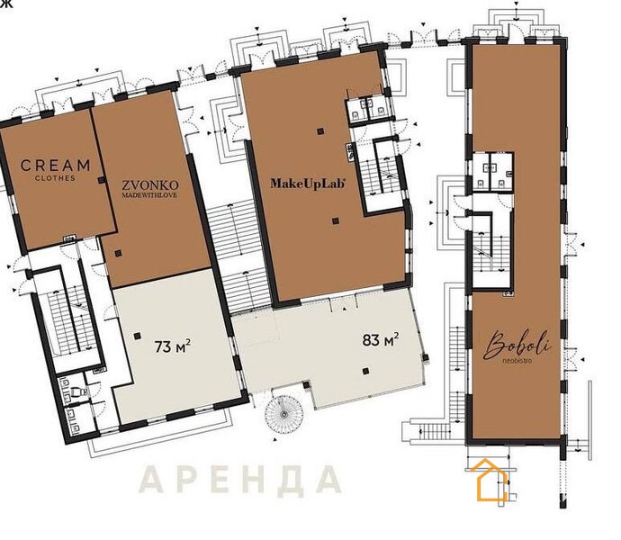 Аренда в центре города Гродно на улице Замковой!