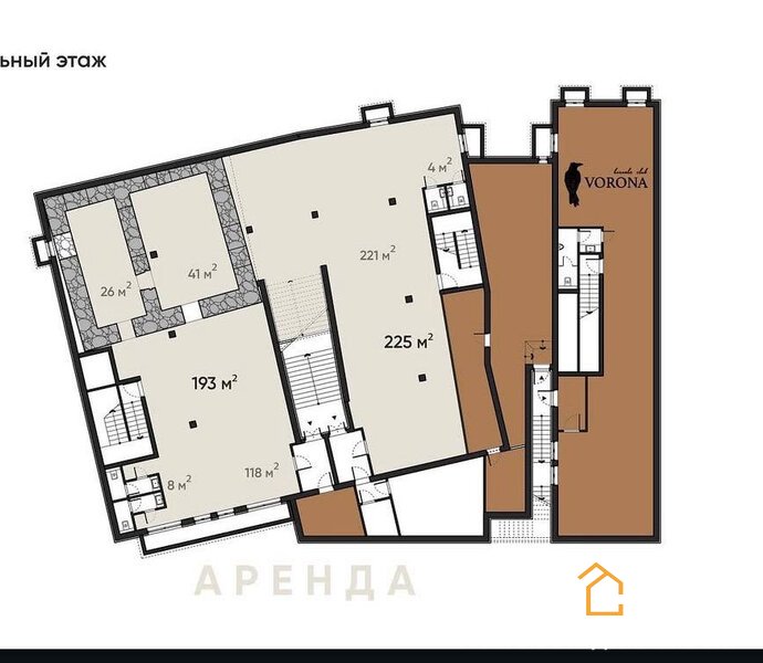 Аренда в центре города Гродно на улице Замковой!